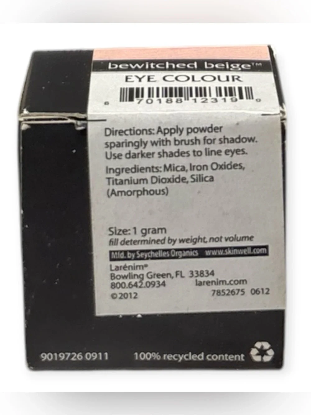 Larenim Mineral Makeup EYE Color Eyeshadow BEWITCHED BEIGE Natural 1g
